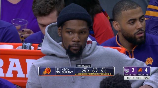 蜂鸟竞技-三核闪耀斩落国王 太阳用主场大胜欢迎杜兰特